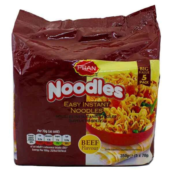 Pran Easy Instant Beef Flavour Noodles 5pk d260ee-7t.myshopify.com