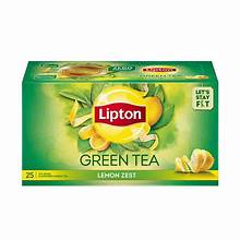 Lipton Green Tea Lemon Zest 25 tea bags