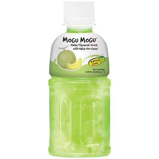 Mogu Mogu Melon Flavoured Drink with NATA de Coco 320ml