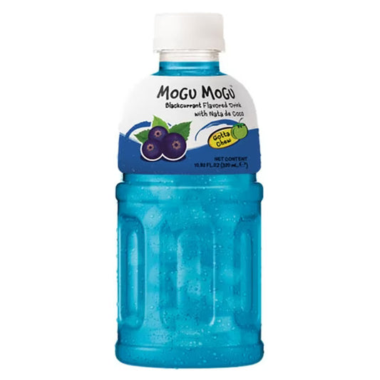 Mogu Mogu BLACKCURRANT Flavoured Drink with NATA de Coco 320ml