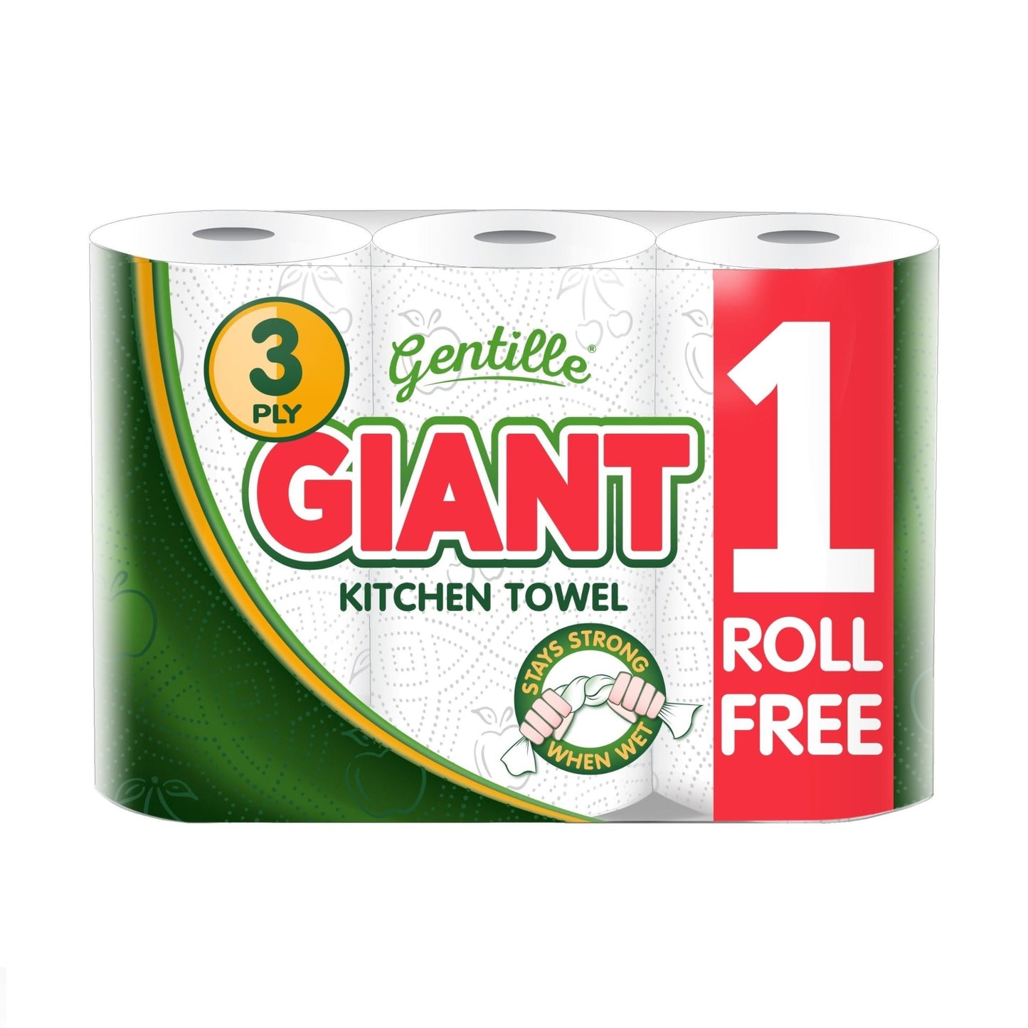 Gentille Giant Kitchen Roll 1x3