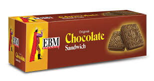 EBM Chocolate Sandwich Biscuit