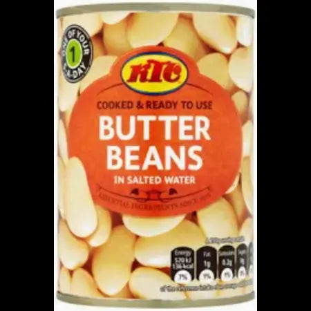 Butter Beans in Salted Water 400g.