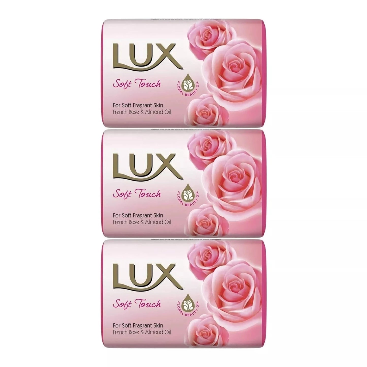 LUX SOAP SOFT TOUCH 80G 3 BAR VALUE PACK