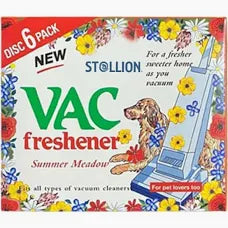 Vacuum Cleaner Air Freshener Spring Meadow Pack of 6 Disc Pet Lovers Home Office Cleanliness Extra Strength Fresh Fragrance Vac Fits All Hoover