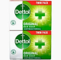 Dettol Original Antibacterial Hand Soap Bar 2 X 100g